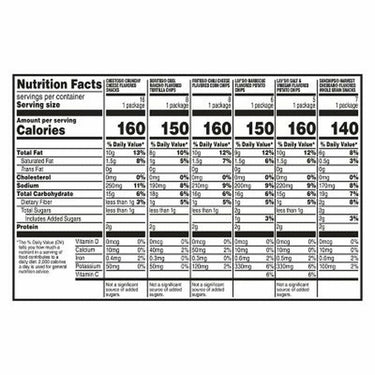 Frito-Lay Flavor Mix Chips, Variety Pack, 50 Pk.